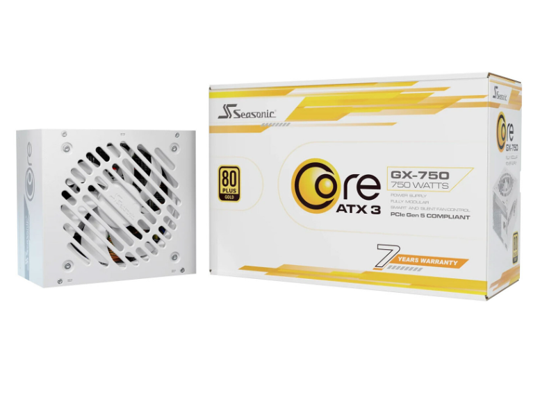 1d98f5db-8369-4000-be50-45c9705d0c29 Seasonic ATX 750W - 80+ Gold - Core GX-750-V2 Blanc – Image 1