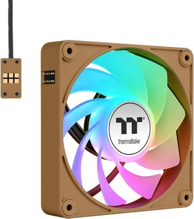4ee76ffd-7c88-47ef-b7f8-9d689e3cb069 Thermaltake CT120 EX Reverse ARGB (Pack de 3x120mm) - Marron – Image 1