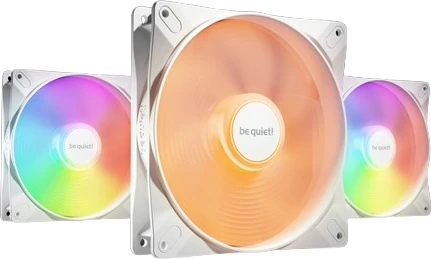 b5330afa-64b0-40b0-afeb-aaa24b388ea9 be quiet! Light Wings LX 140 mm PWM Triple Pack Blanc – Image 1