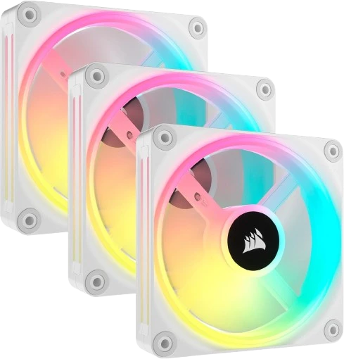 e6c5f7c1-584a-4870-92db-3f6806f7644a Corsair iCUE LINK LX120-R RGB Triple Pack (Blanc) – Image 1