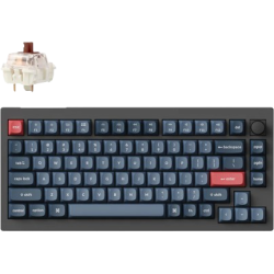 Keychron V1 Max Wireless Knob - Noir - Gateron Jupiter Marron