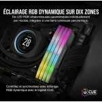 Corsair Vengeance RGB DDR5 32 Go (2 x 16 Go) 6000 MHz CL38 1.35V - Noir – Image 4