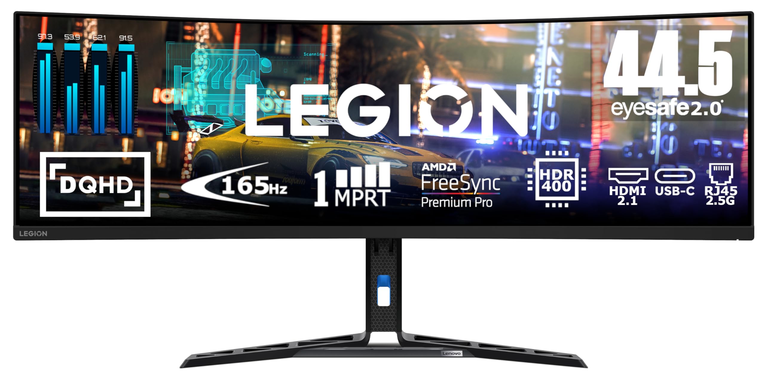 1b223bf7-1cfe-4417-bf76-03b782656e42 Lenovo 44.5" LED - Legion R45w-30 – Image 1