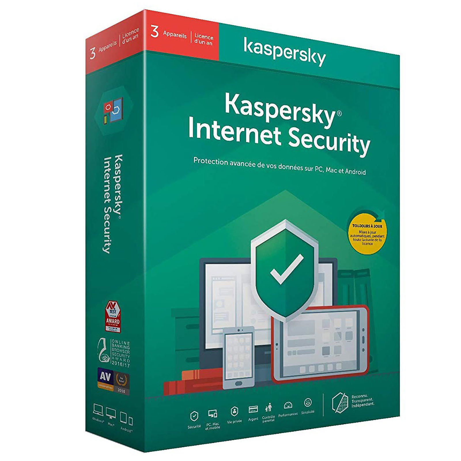 4b03fda6-8538-4de7-ba3d-305604cb9256 Kaspersky Internet Security - Licence 3 postes 1 an – Image 1