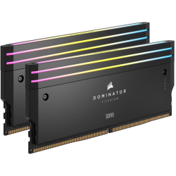 Corsair Dominator Titanium DDR5 RGB 32 Go (2 x 16 Go) 6000 MHz CL30 - Noir