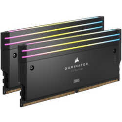 Corsair Dominator Titanium DDR5 RGB 64 Go (2 x 32 Go) 6400 MHz CL32 - Noir