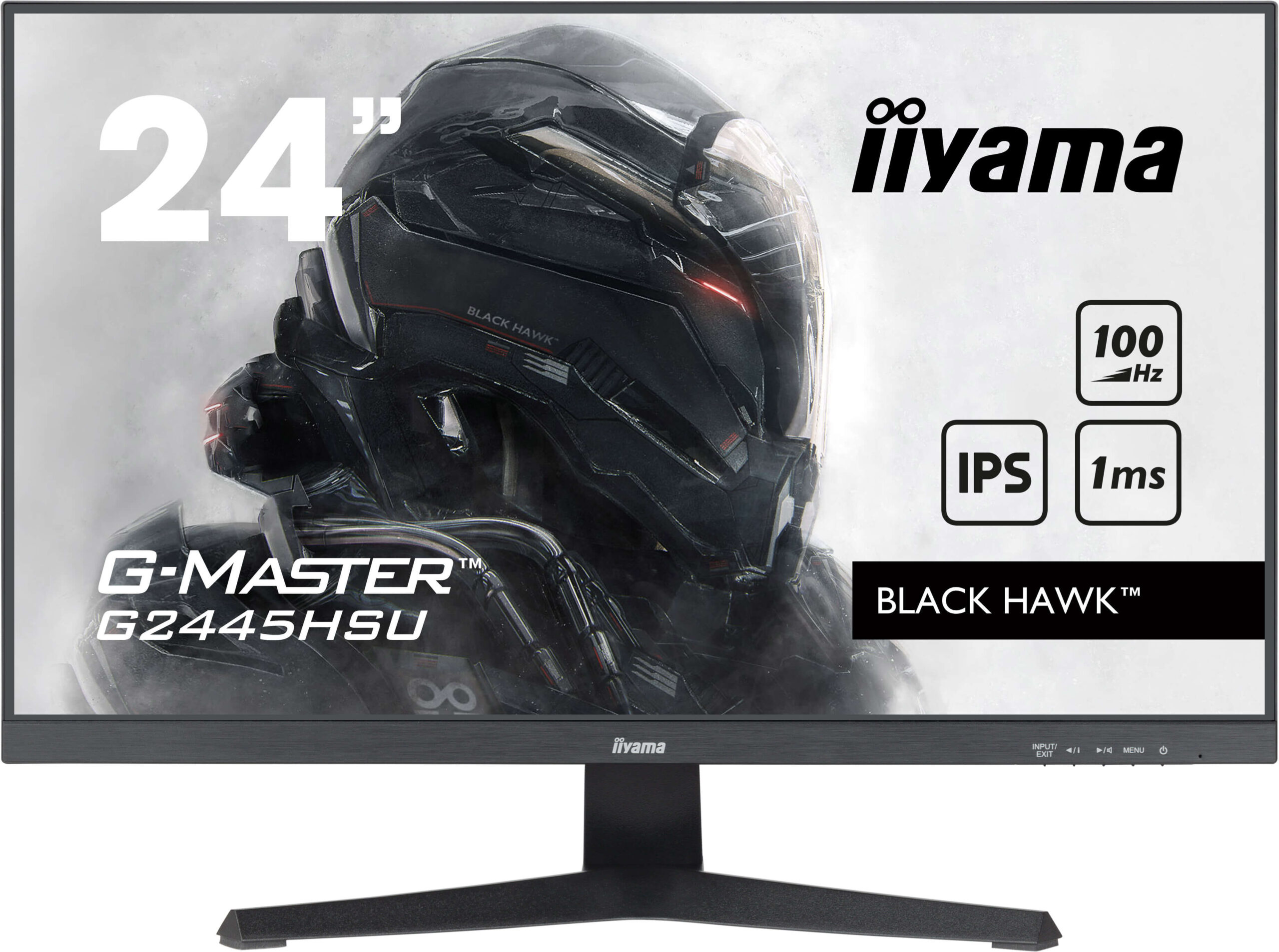 ea9ef03b-9327-4787-a9f0-84c23f9664db iiyama 23.8" LED - G-Master G2445HSU-B2 Black Hawk – Image 1