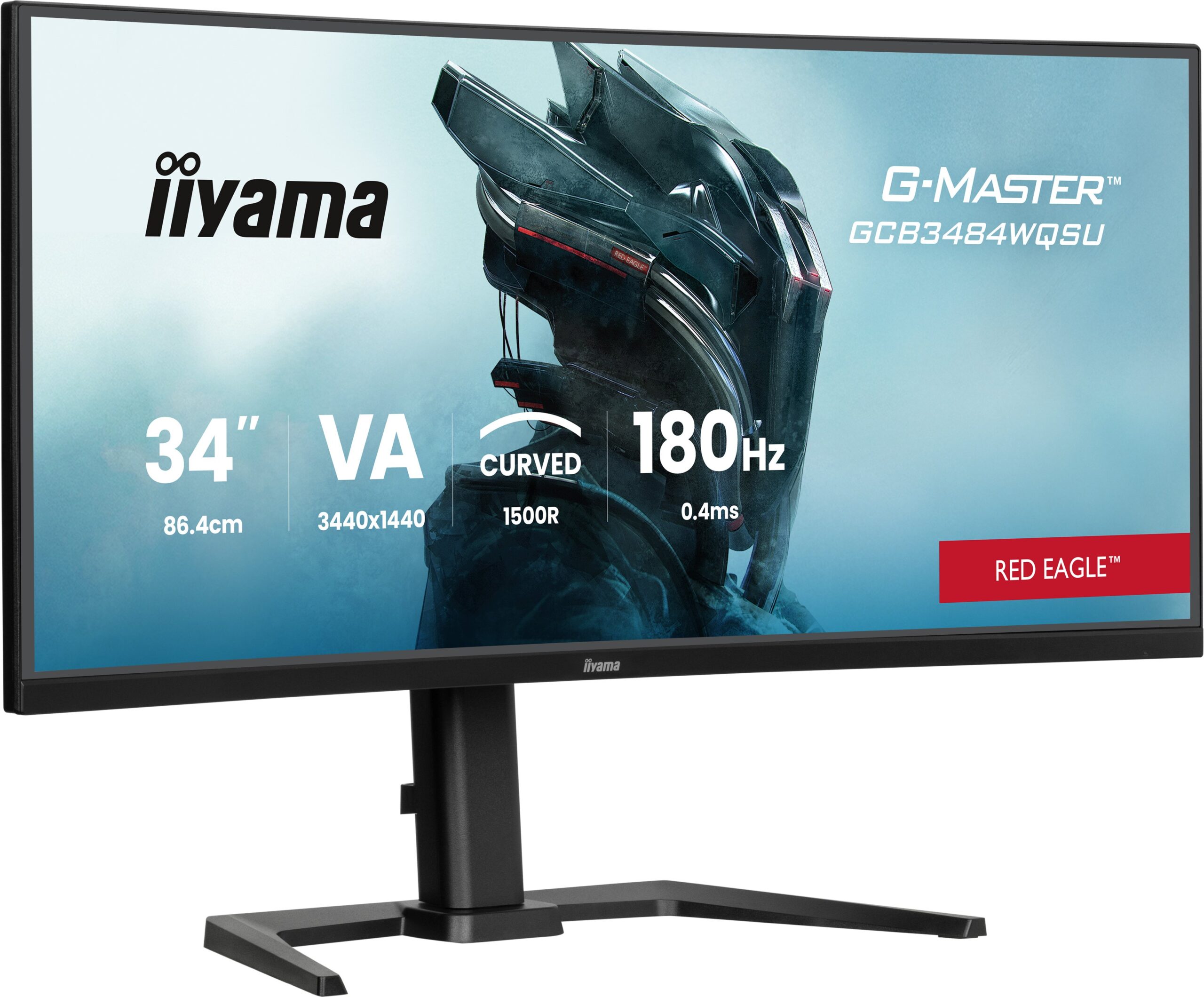 303705a0-504b-42c4-adab-bb00681e770c iiyama 34" LED - G-Master GCB3484WQSU-B1 Red Eagle – Image 1