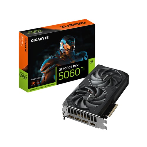 48c4c95c-581b-497c-8bfa-fe98fa18d9d2 Gigabyte GeForce RTX 5060 Ti WINDFORCE OC 8G – Image 1