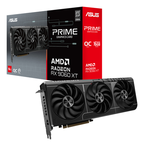 60ddf2e9-d99e-415c-837c-06bd99ee518a ASUS Prime Radeon RX 9060 XT OC Edition 16GB GDDR6 – Image 1