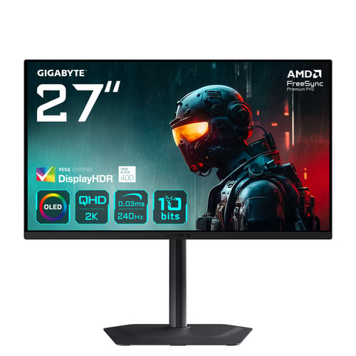 a8ebfa32-9605-4a8f-bf21-94bdfc05ed1e Gigabyte 27" OLED - MO27Q2 - Seconde vie - Très bon état – Image 1