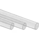 Corsair Hydro X Series XT Hardline Tuyaux rigides 10/14 mm - Satin Transparent - 1 m (x3)