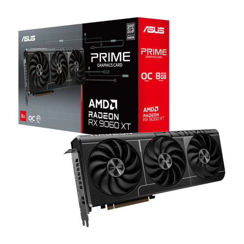 f4e9274a-d726-4991-b8a1-ab716816a2a2 ASUS Prime Radeon RX 9060 XT OC Edition 8GB GDDR6 – Image 1