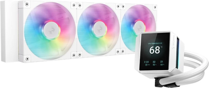 25d93767-aa7f-430c-99bd-cf5a13e6b021 Deepcool MYSTIQUE 360 ARGB - Blanc – Image 1