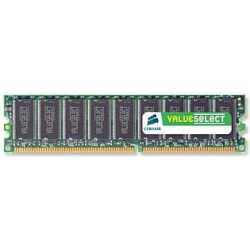 Corsair Value Select 1Go (1x1Go) DDR 400MHz