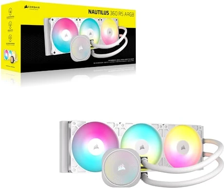 8cddebbb-081e-47de-adc7-23208cc1010f Corsair Nautilus 360 RS ARGB (Blanc) – Image 1