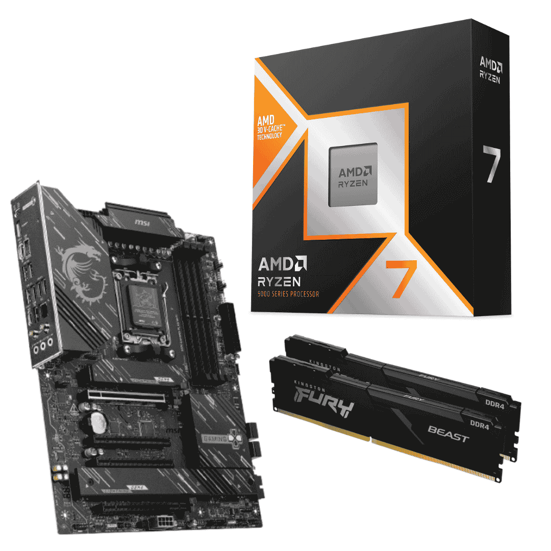8dc6992b-bad8-4142-b5f5-3228740f358e AMD X870 GAMING PLUS WIFI + 9800X3D + Fury Beast 2x16 – Image 1
