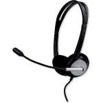 MCL Casque stéréo filaire avec micro et contrôle du volume - USB
