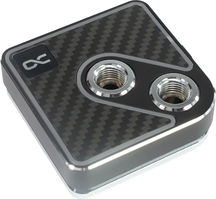 ec0e0e54-cdfb-4f5a-b0bd-0a6fd776d0f7 Alphacool Waterblock CPU Core 1 Aurora Carbon – Image 1