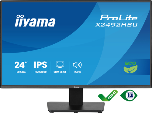 1750d7ed-99ac-476c-9fd1-ec21decf9f23 iiyama 23.8" LED - ProLite X2492HSU-B1 – Image 1